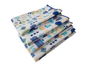 China Plain Printed Microfiber Cleaning Cloths Microfiber Towels 40x60cm wholesale