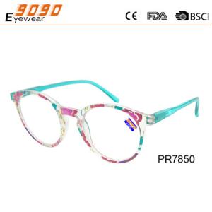 China New style fashion competitive price Color plastic reading glasses,spring hinge wholesale