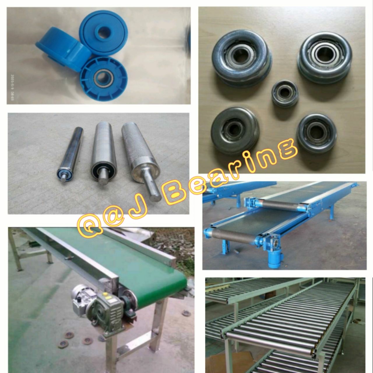6204zz 6204 2RS Idler Wheel Bearings Belt Pulley Bearing For Conveyor Roller