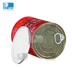 Outdoor Cooking Food Tin Box , Metal Tinplate Round Tin Containers Customized