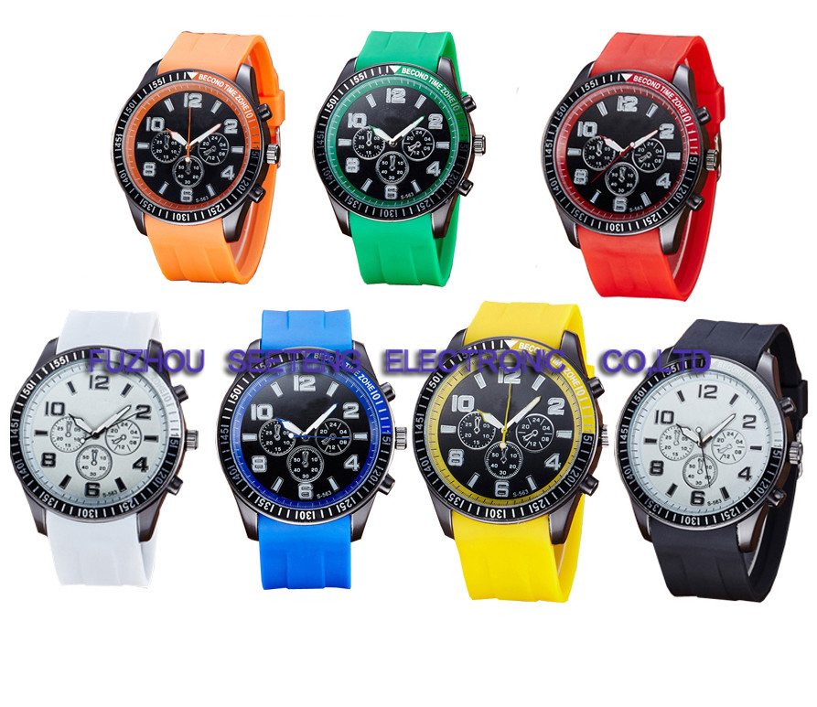 wholesale children watches colorful silicone watch gift watch for promotion fashion watches custom logo/color