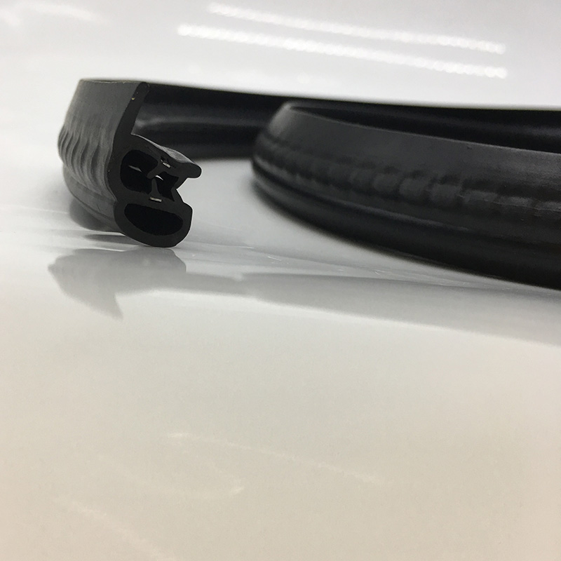 Universal Car Rubber Anti Collision Strip Trim for Protecting Edges in Black