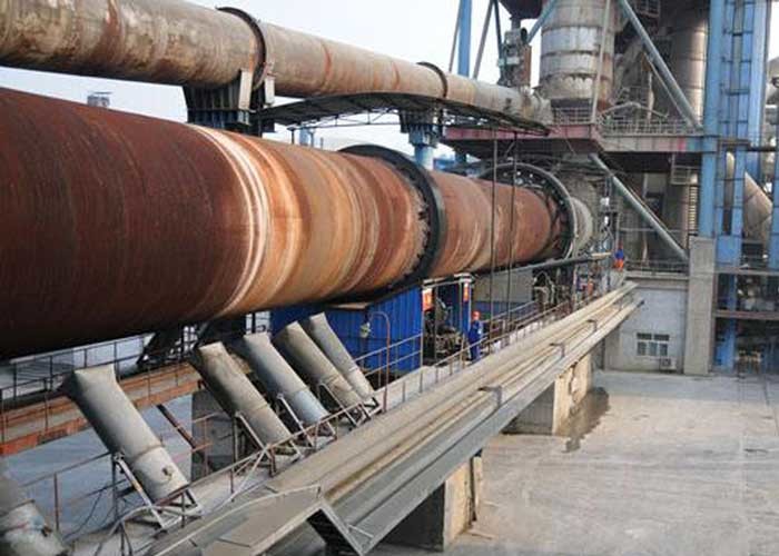 Limestone PLC Calcination Cement Plant Rotary Kiln
