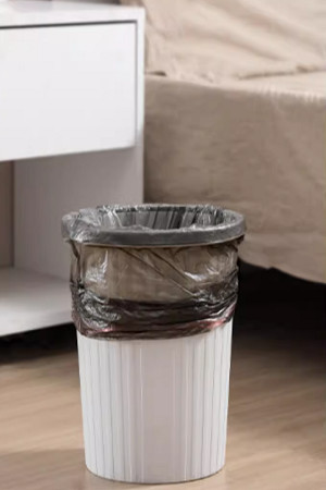 OEM Sturdy Compostable Plastic Bags Biodegradable Garbage Bags With Drawstring