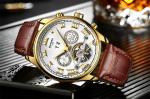 KINYUED Custom Logo Original Luxury Brand Automatic Mechanical Tourbillon Watch