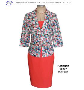 China New Fashion Ladies Skirt Suits 2015 wholesale
