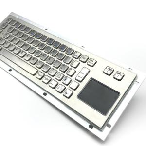 China IP65 / IK07 Industrial Keyboard With TouchPad SUS304 Stainless Steel Customized wholesale