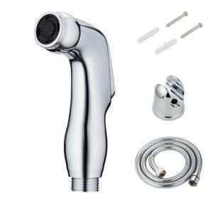 China Surface Chrome Shower Toilet Spray , OEM 7*12cm Water Shattaf wholesale