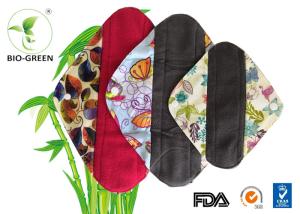 China Red / Black Waterproof Changing Pad Anti Bacterial Charcoal Bamboo Founded wholesale