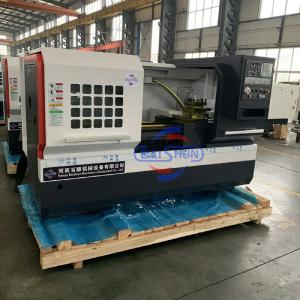 China Cnc Wheel Lathe Machine Heavy Duty Automatic Torno Flat Bed wholesale