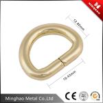 High quality Iron wire D-rings buckle in bag accessories,12.8*19.43mm