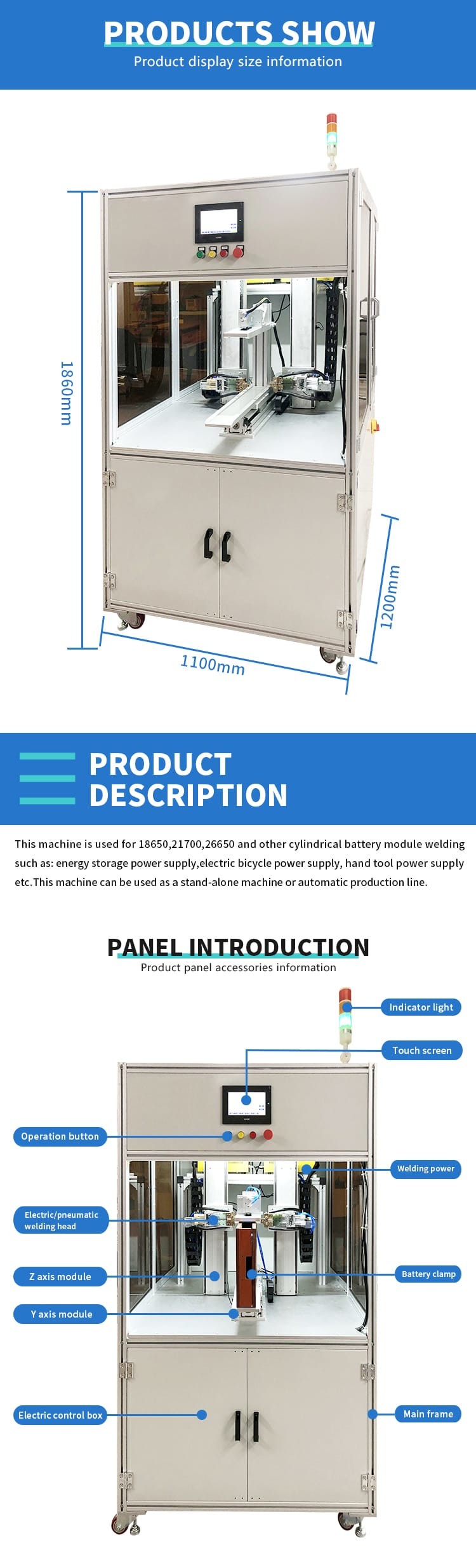 8000A Lithium Battery Spot Welding Machine Semi Automatic 3800pcs/H