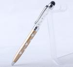 2014 Hot! Crystal pens - metal ball pen -touch screen pen