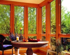 China Wooden Grain Transfer Recyclable Aluminium Alloy Windows wholesale