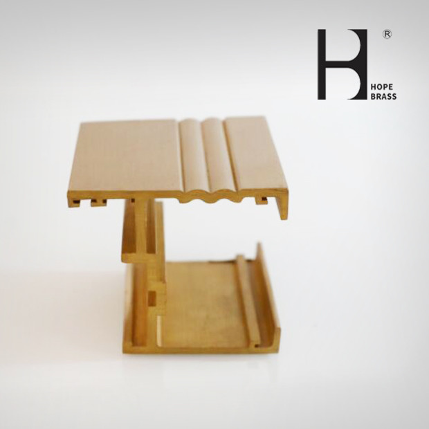 Fast New Style Machanical Part Decorative Copper Material Alloy Profiles Brass Extrusion Profiles Chinese Manufacturer