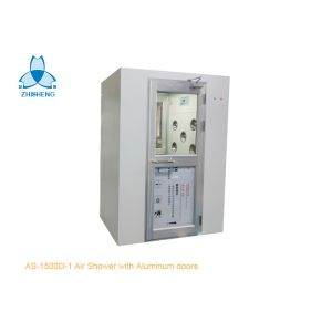 China Single Person Cleanroom Air Shower With Aluminum Swing Doors wholesale
