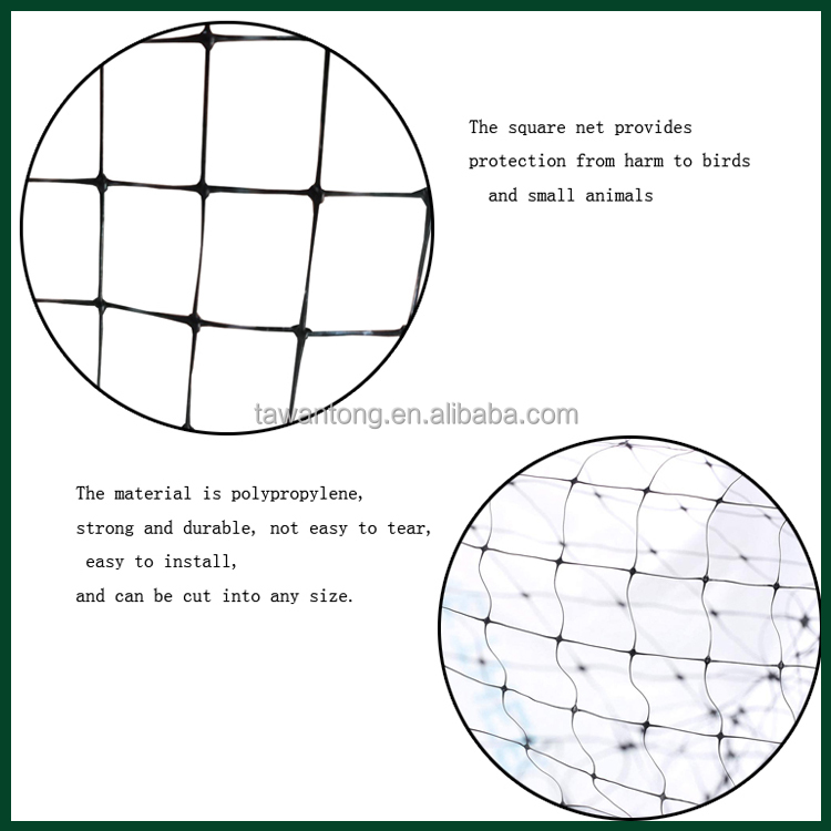 Customized Length PP Agricultural Post Horticultural Bop Garden Net Deer Rabbit Mesh Fence CE ISO
