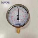 SS304 Case Compound Gauge Pressure Gauge Radial Direction -1-1bar -15-15psi