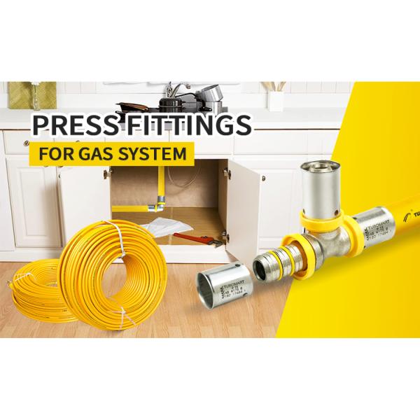 OEM ODM Pex Al Pex Press Fittings for Gas and Water Systems 24 Years Manufacturing Experience