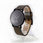 Men'S Fashion Luxury Stainless Steel Quartz Military Sport Leather Band Dial