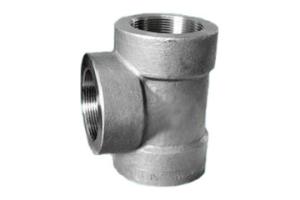 China Pipe Threaded Tee Cs Carbon Steel Forged Fittings wholesale