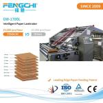 Hot Laminating Plastic Film Mulching Modes Intelligent Flute Laminating Machine