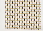 Partitions Woven Copper Stainless Steel Crimped Wire Mesh 4×8m For Furniture