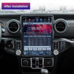128G Jeep Wrangler Car Stereo Head Unit Single Din 13 Inch 1920*1080