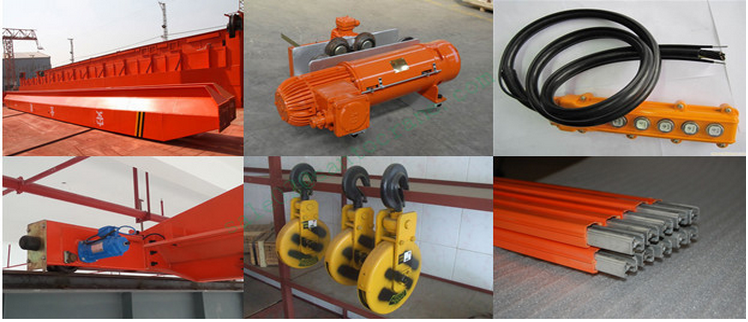 Warehouse Workshop Plant 10t Single Girder Overhead Crane, Crane Manufacturing Expert Products
