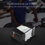 1.5Kw Car Battery Charger Dc Inverter Ac Adapter Holder Charger 1500W Car Power