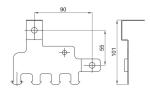 Zinc - Plated Automotive Brackets / Vehicle Mounting Brackets TS16949 Certificat