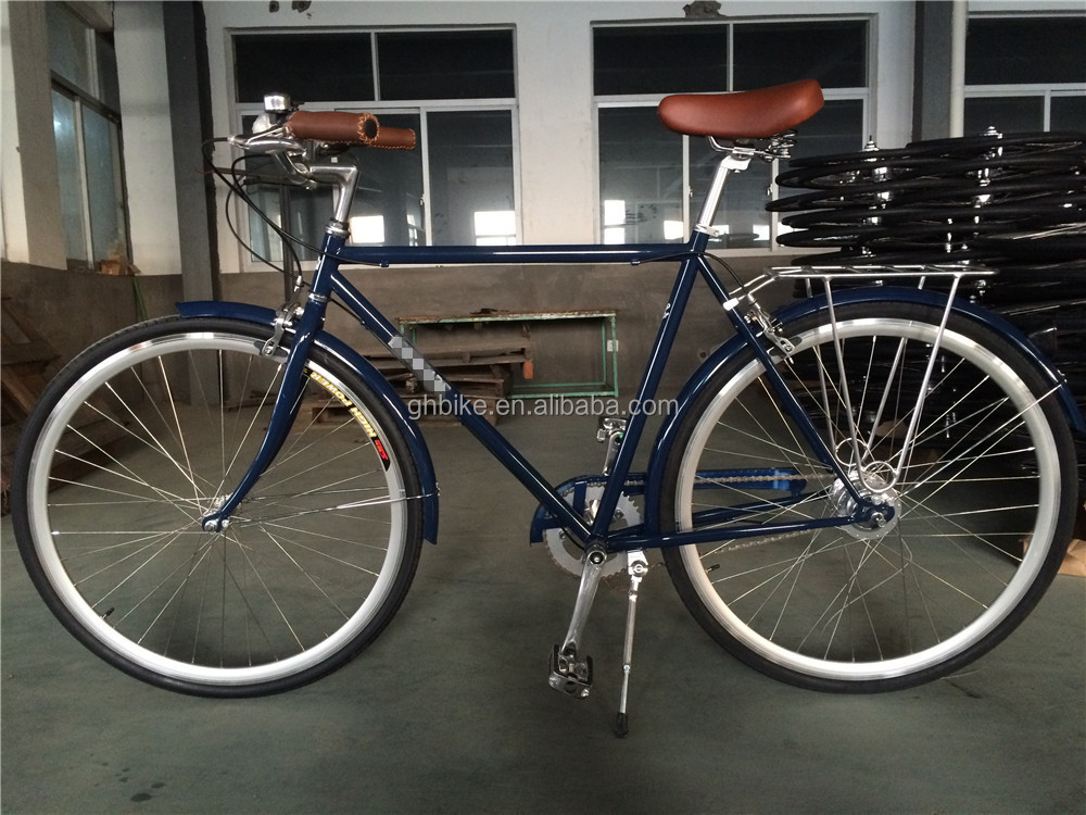 700C Lasco Crank Set Multi 3 Speed Comfort City Cruiser Rental Bikes for Men's Fitness