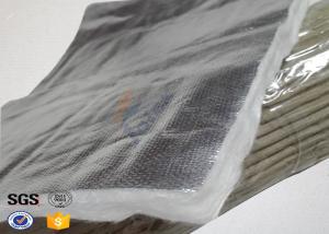 China Insulation Jacket Needle Punched Fibreglass Matting 120kg/m3 7mm Thickness wholesale