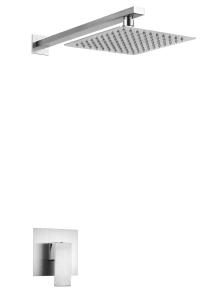 China Square 8 Inch Shower Head And Mixer Set Stainless Steel 304 Material wholesale