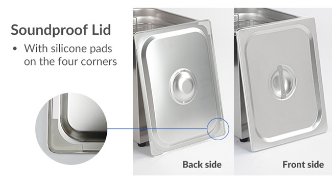 20L Parts Ultrasonic Cleaner Adjustable Power Large Capacity Ultrasonic Cleaning Machine