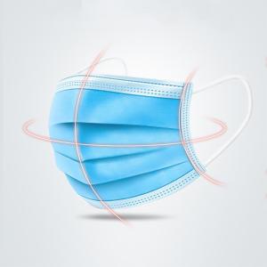 China 3 Ply Disposable Medical Surgical Mask Non Woven Protect Against Particles wholesale