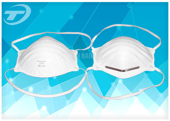 Disposable Face Mask 3 Ply / Ffp2 Dust Mask Without Valve Single Headband