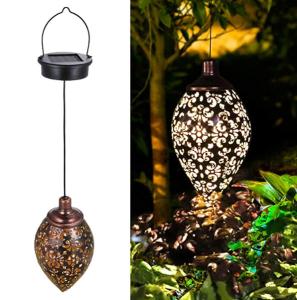 China Warm White 4.3 Inches 1.2V Solar Hanging Patio Lights wholesale