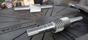 China Custom Transmission Spare Parts Helical Gear Shafts SAE 4340 Steel wholesale