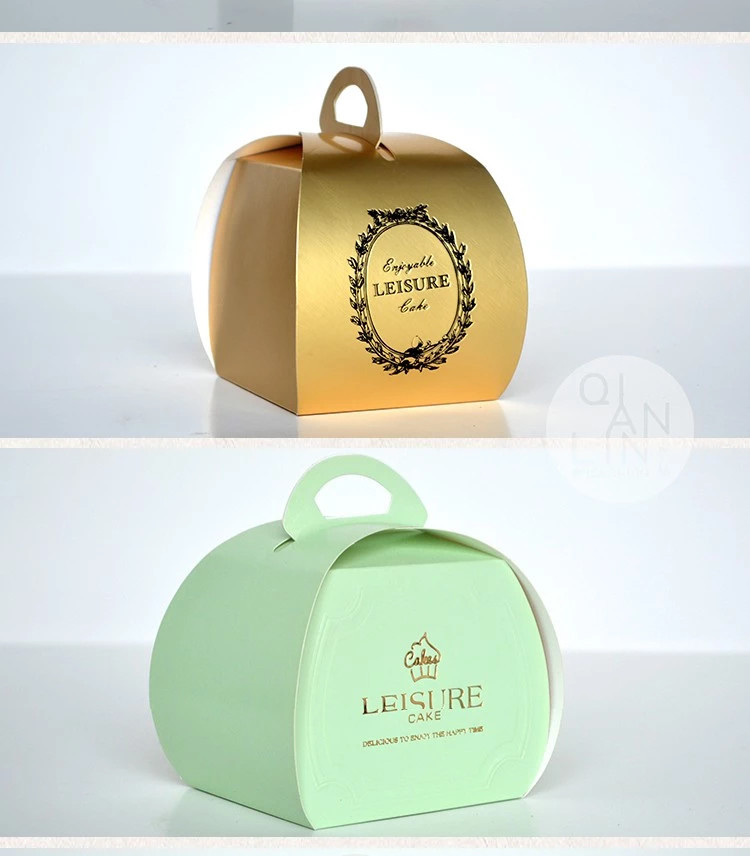 300gsm QS 10*10*10cm Dessert Takeaway Boxes