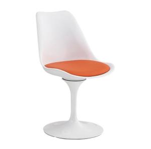 China Tulip chair/simple dining chair/modern leaning chair can rotate dining chair to receive guests leisure negotiation chair wholesale