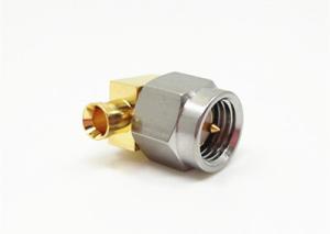China SMA RF Connector Male Plug Solder Right Angle RF Coaxial Connector wholesale
