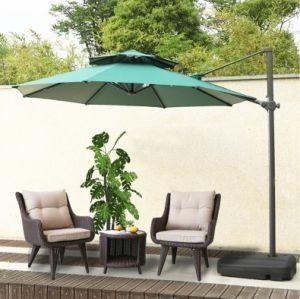 China Green Aluminum Umbrellas Commercial Use Sunshade Aluminum Umbrella For Pool wholesale