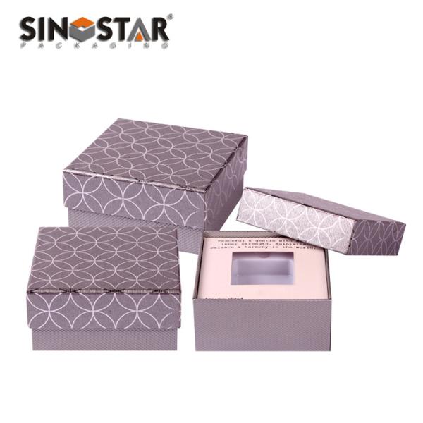Print Customer s LOGO On The Boxes Paper Jewelry Box with Waterproof Packing