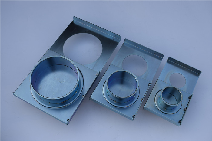Manual Blasting Valve Duct Zone Dampers Galvanized Sheet Dust Removal System