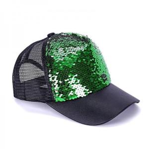 China Sequins Meshback Trucker Hat wholesale