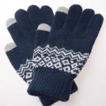 Outdoor Plain Style Child Touchscreen Winter Gloves Warm Soft For Smart Phone
