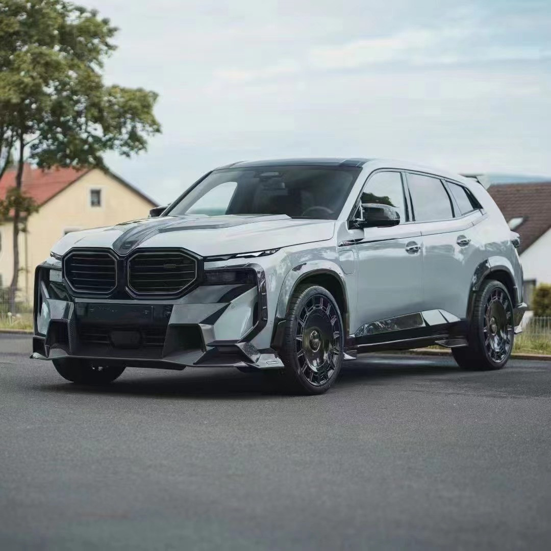 XM BMW Body Kit MSY Style Carbon Fiber Front Bumper Air Spoiler Hood Widebody Kit