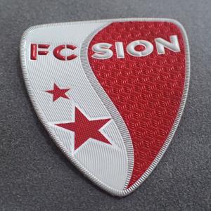 China 3D Embossed Logo High Frequency TPU Custom Clothing Patches wholesale