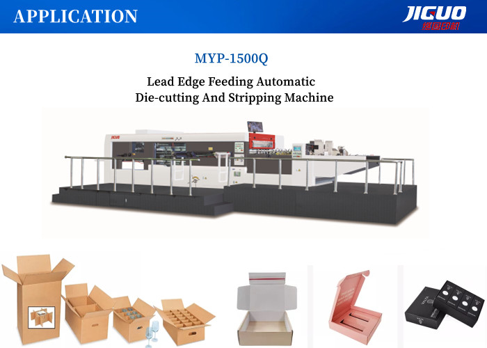 Lead Edge Feeding Pneumatic Waste Paper Stripping Machine Die Cutting